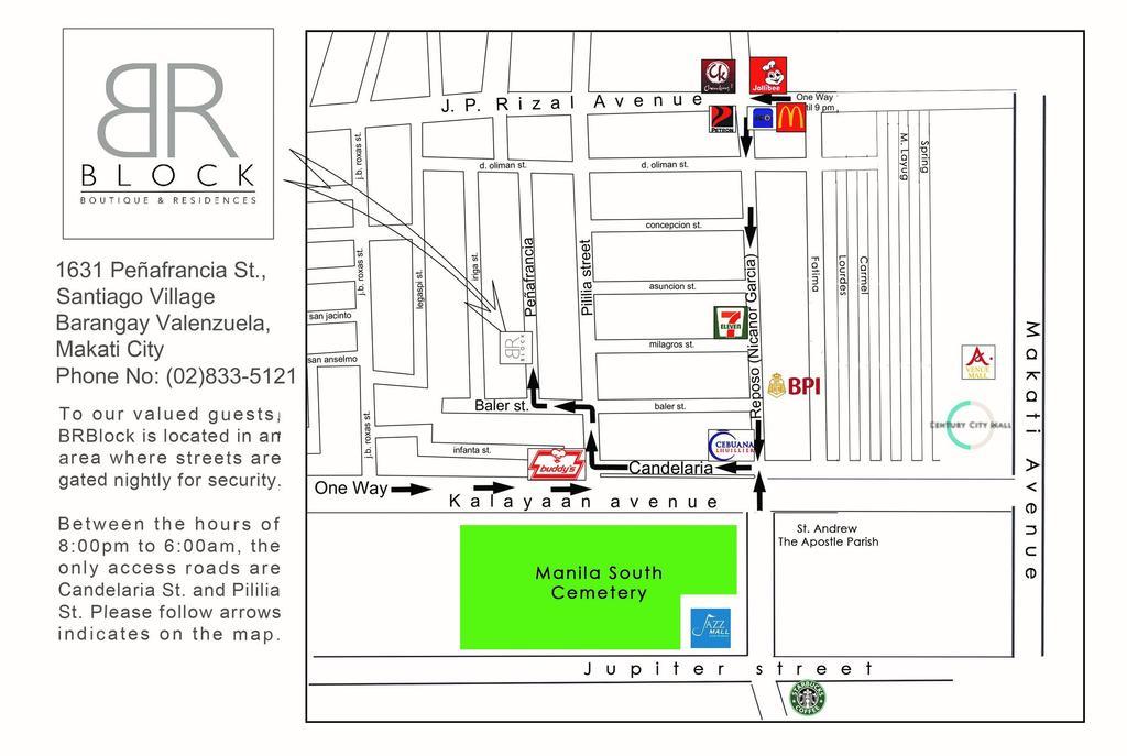 Brblock Boutique And Residences Makati City ภายนอก รูปภาพ